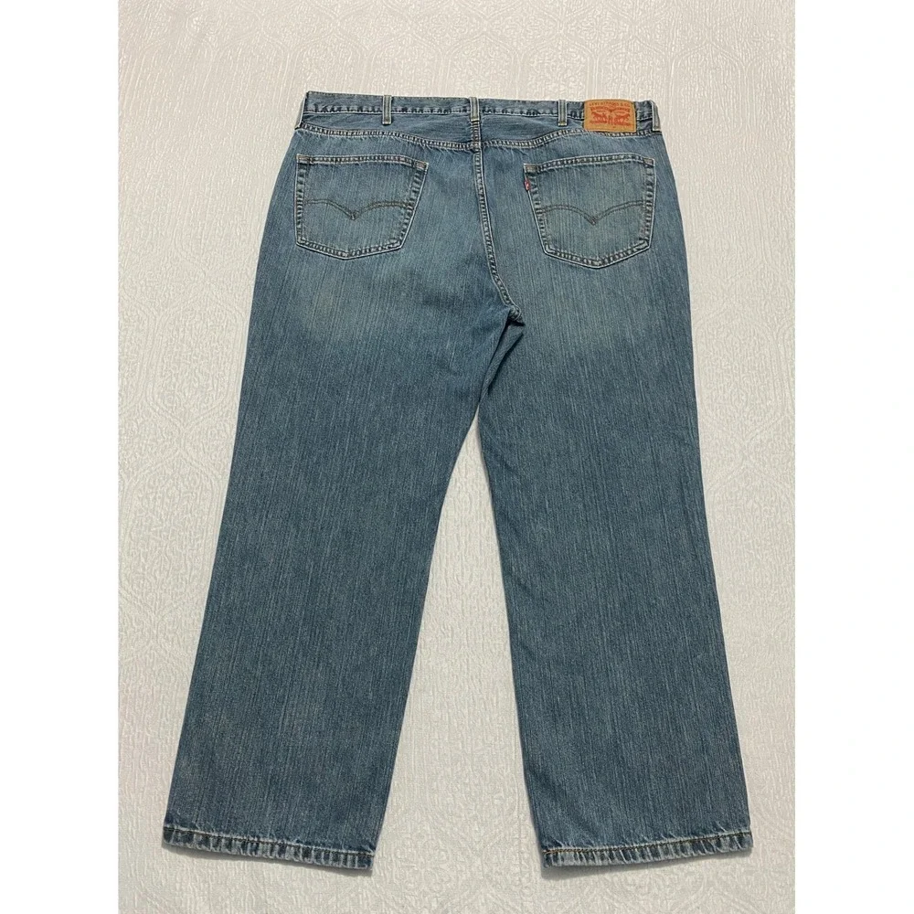 Levi's 559‎ Jeans Mens Size 44×28 Blue Relaxed Straight Wide Leg